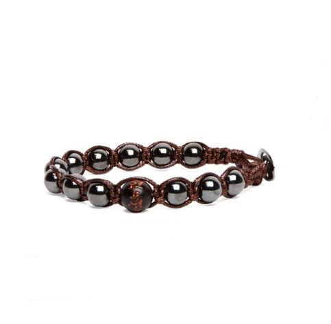 Bracciale Tamashii 5 elements in Pietre dure Ematite BHS906-22 - BHS906-22